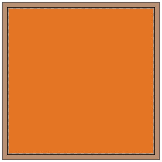 Napkins | Maroon & Orange | Light