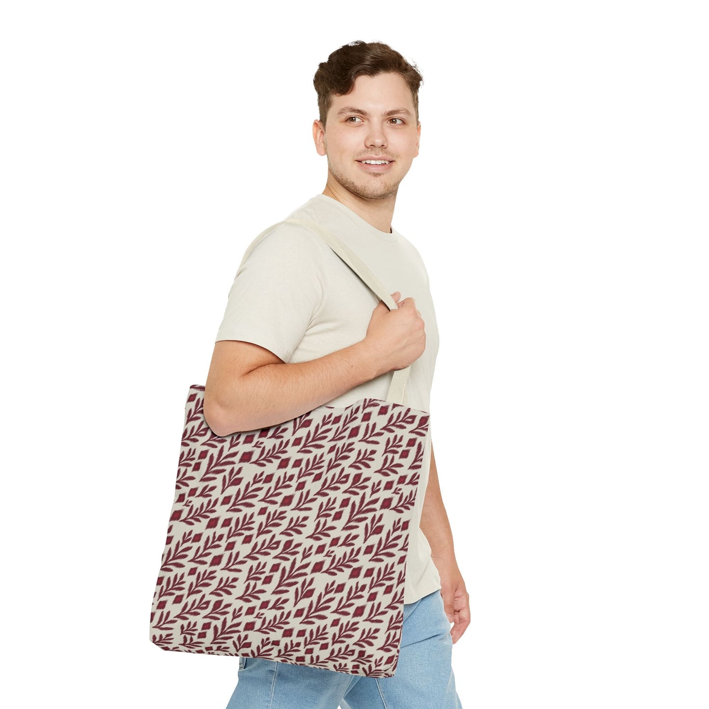 Tote Bag | Maroon & White | Laurel