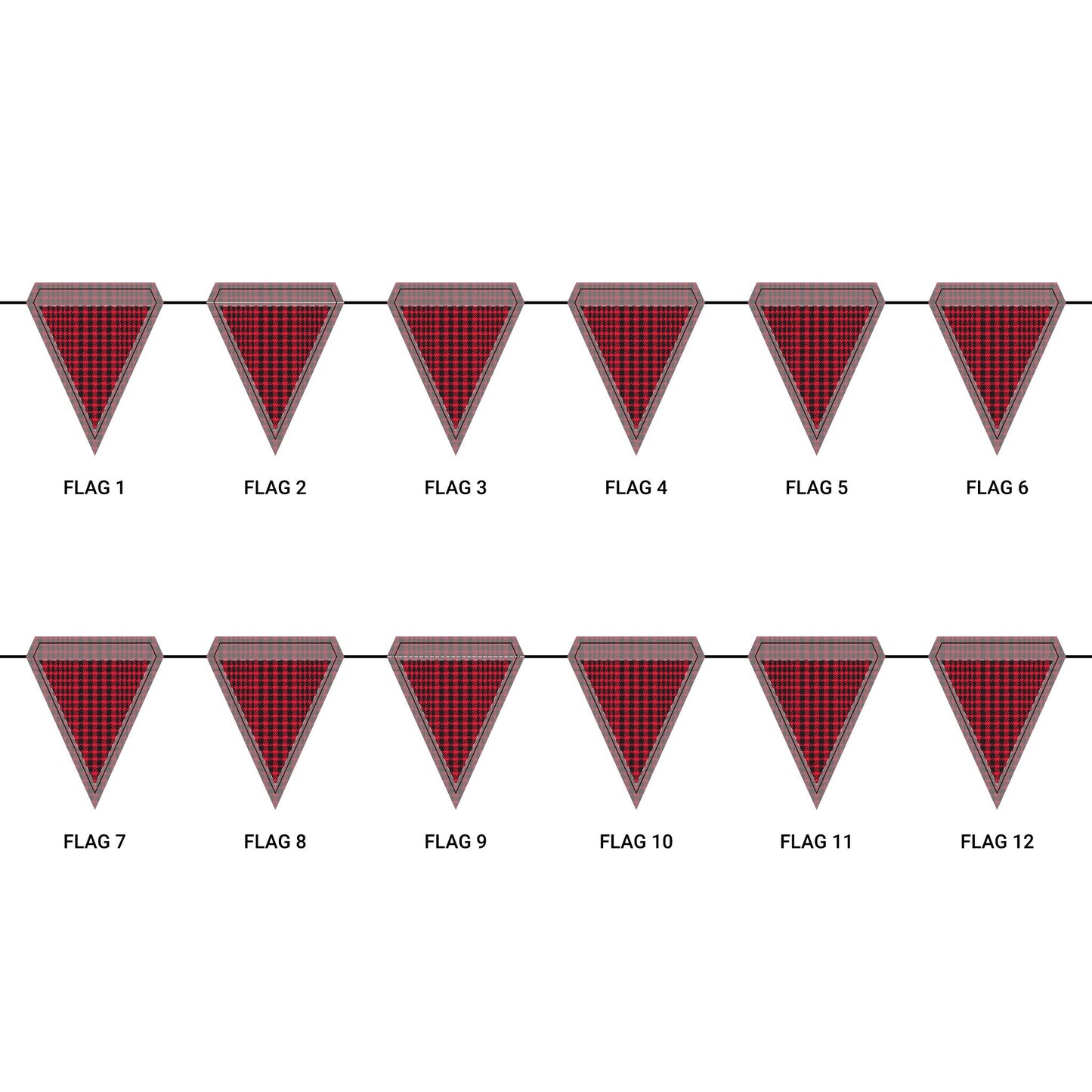 Flag Garland | Raleigh, North Carolina | Tweed