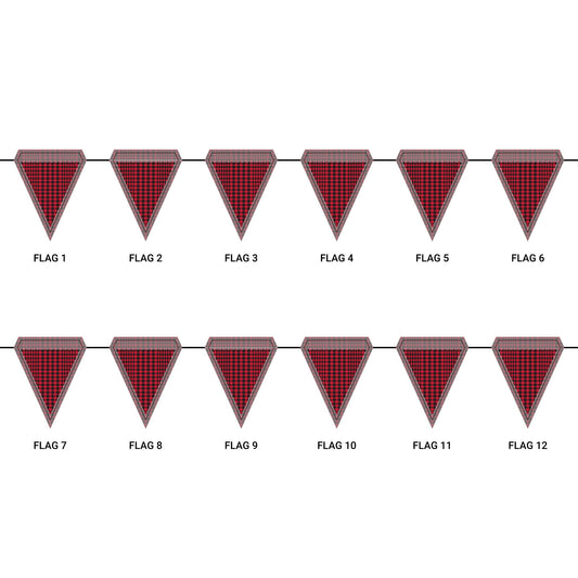 Flag Garland | Raleigh, North Carolina | Tweed