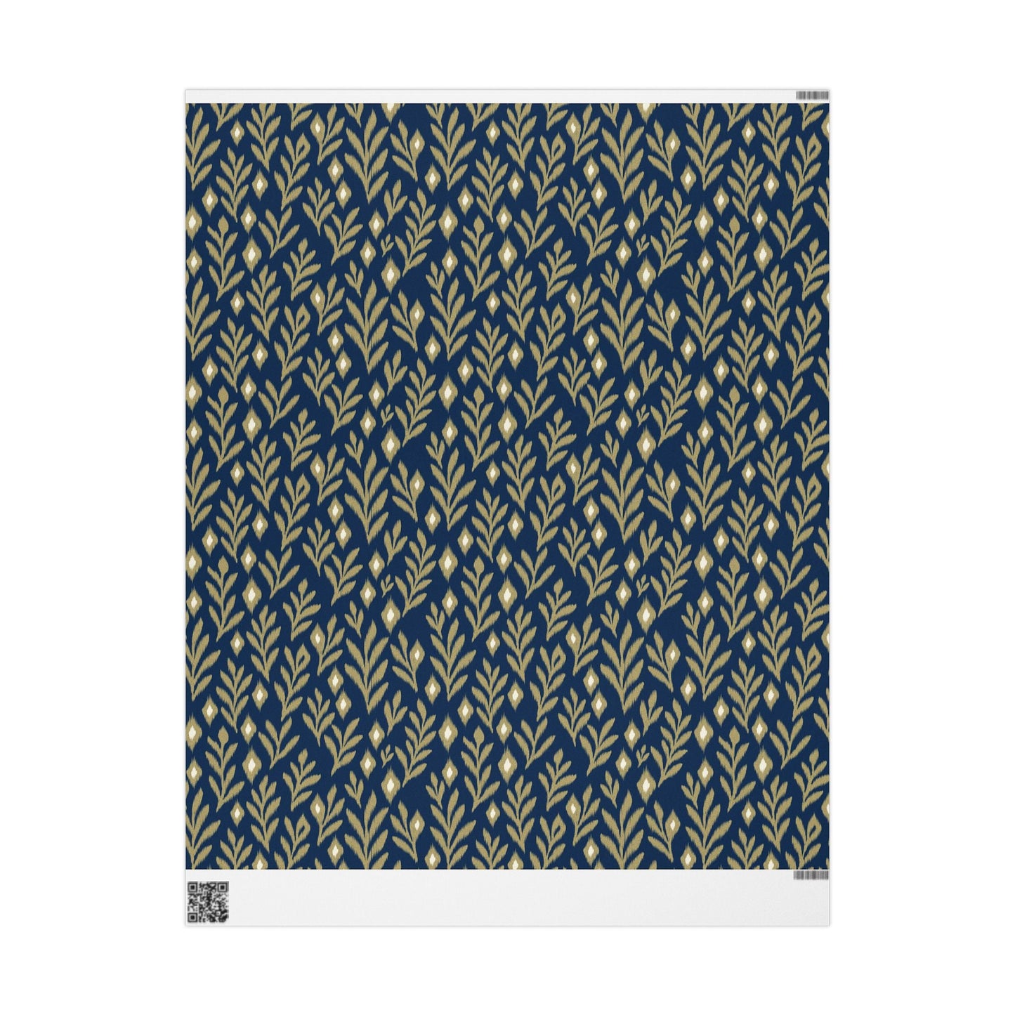 Gift Wrap | Blue & Gold | Laurel