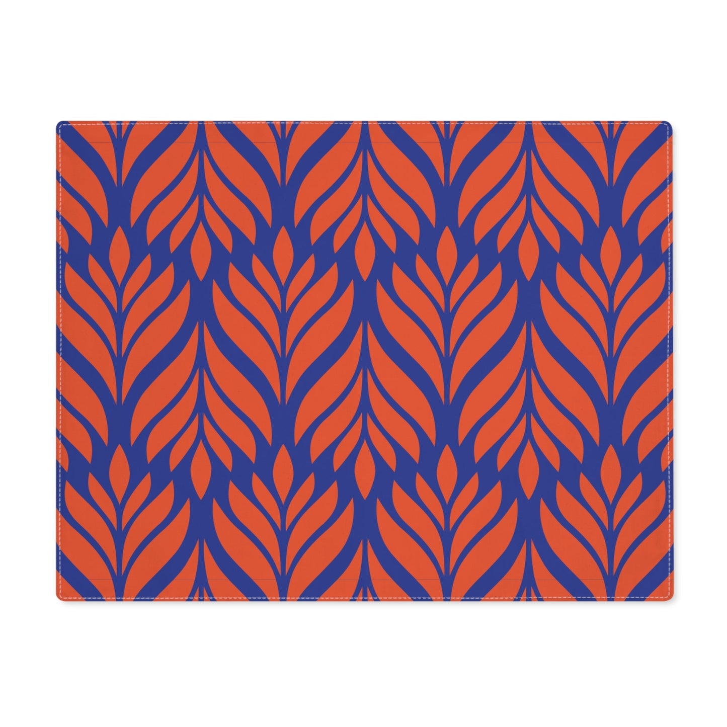 Placemat | Bright Blue & Orange | Palm