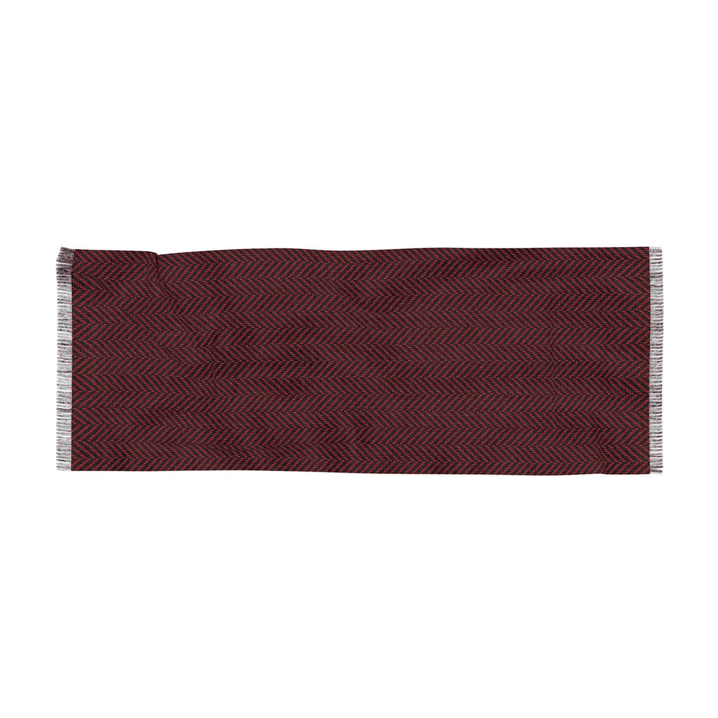 Scarf | Red & Black | Herringbone