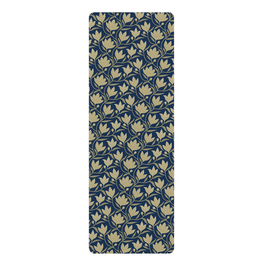 Yoga Mat | Blue & Gold | Magnolia