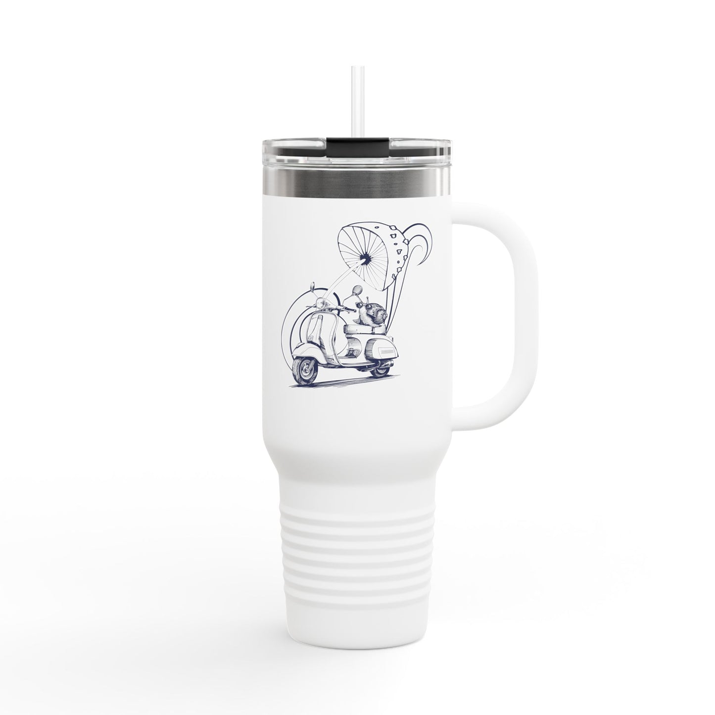NYP 40oz Insulated Travel Mug with Handle | Snail Scooter