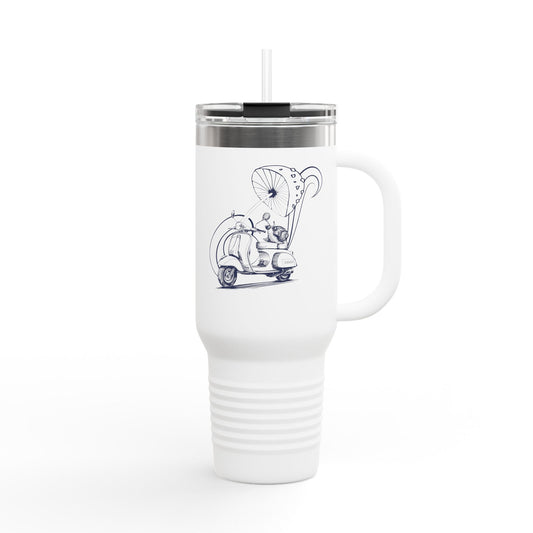 NYP 40oz Insulated Travel Mug with Handle | Snail Scooter
