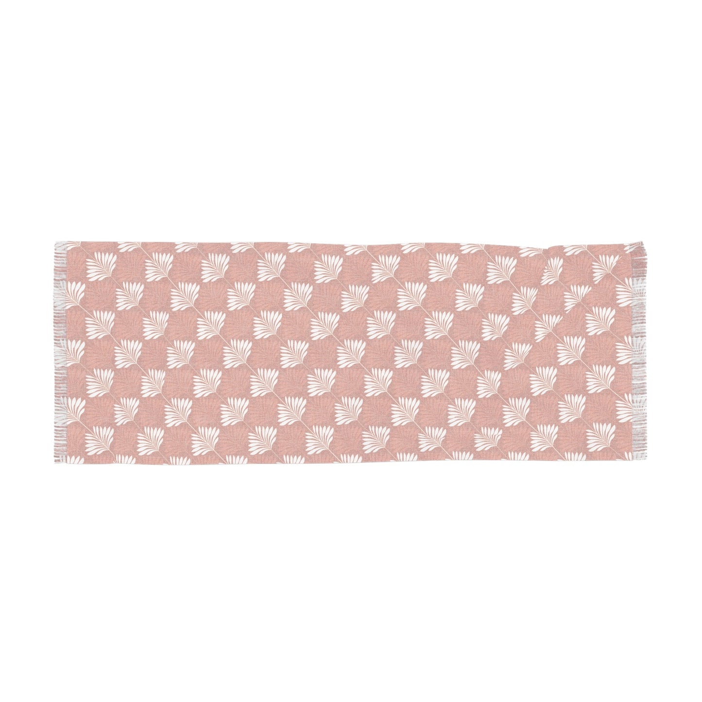 Scarf | Dark Orange & White | Deco