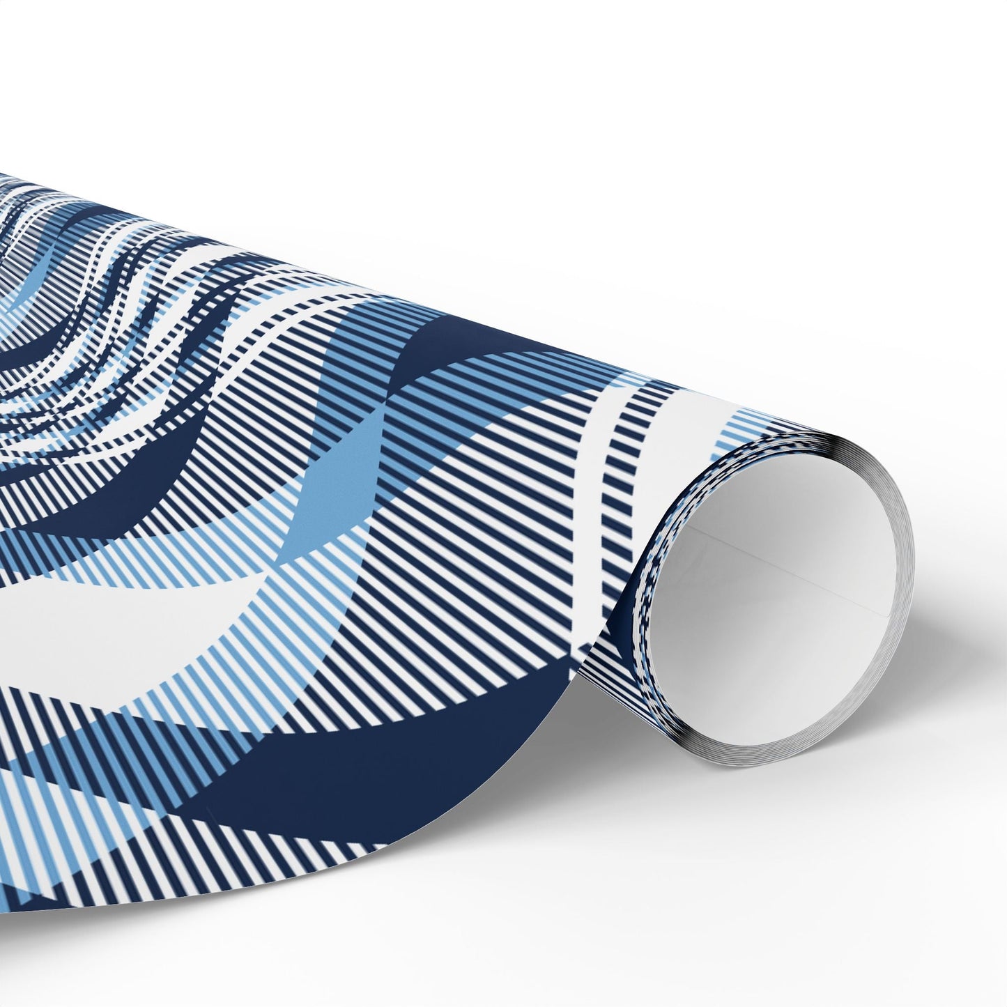 Gift Wrap | Light Blue & White | Tartan