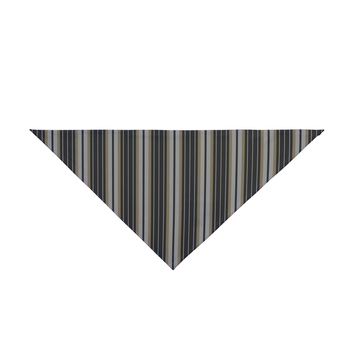 Pet Bandana | Black & Gold | Stripe