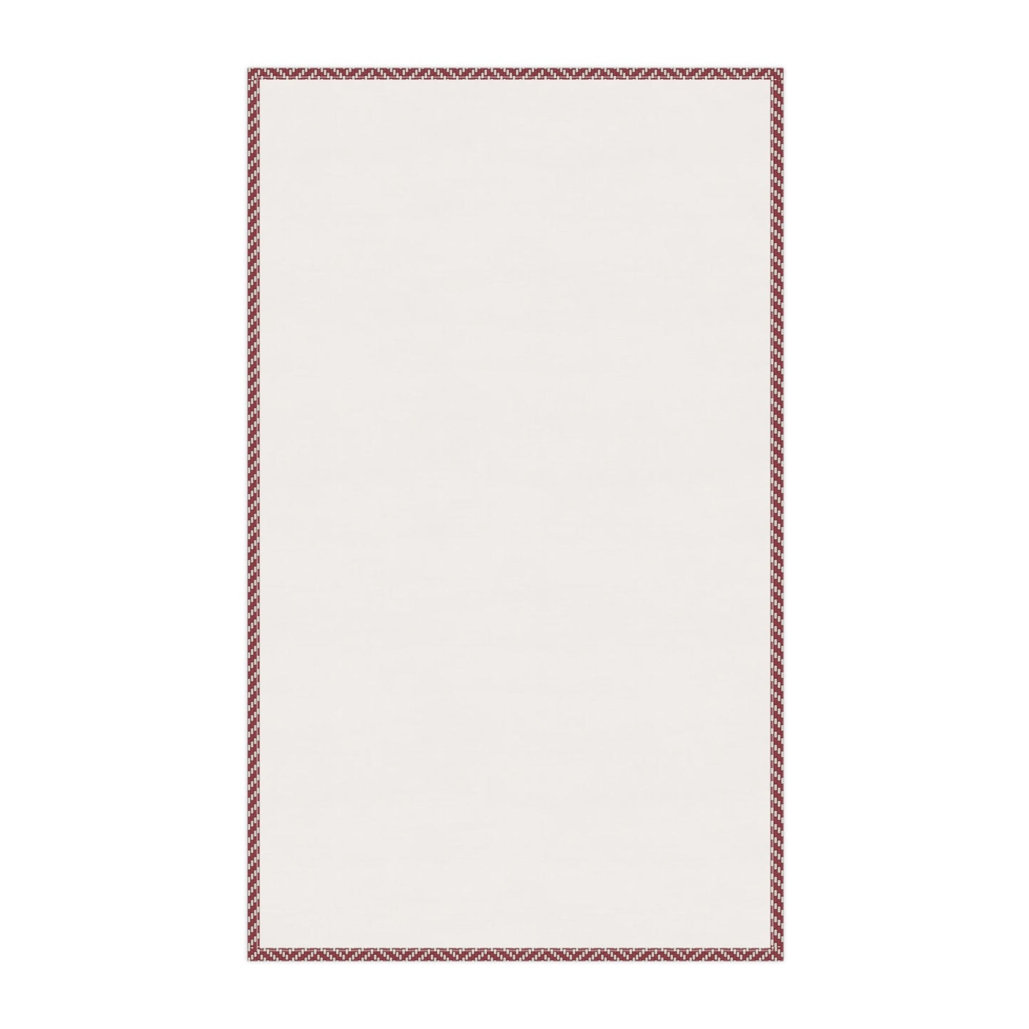 Tea Towels | Maroon & White | Herringbone