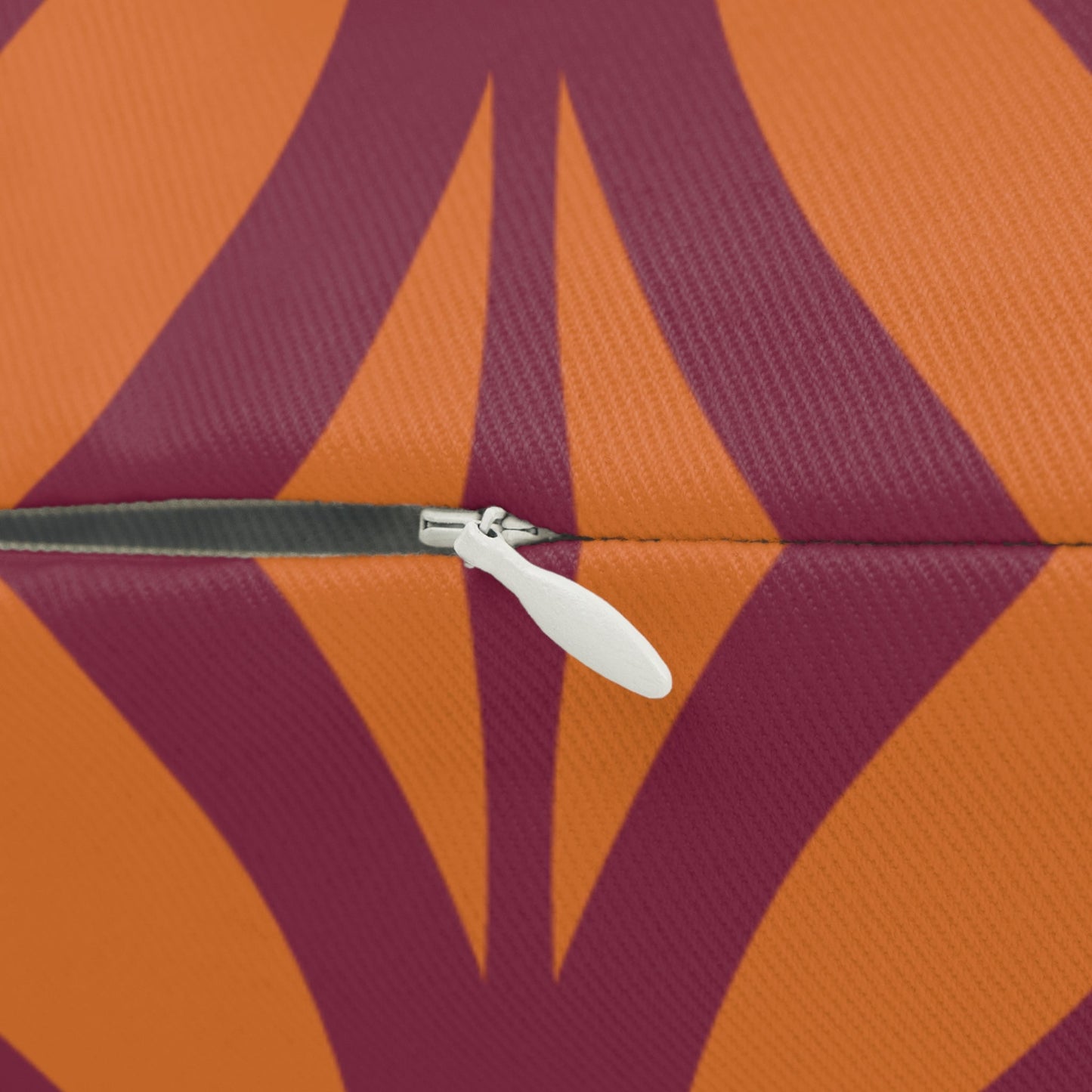 Pillow | Maroon & Orange | Palm