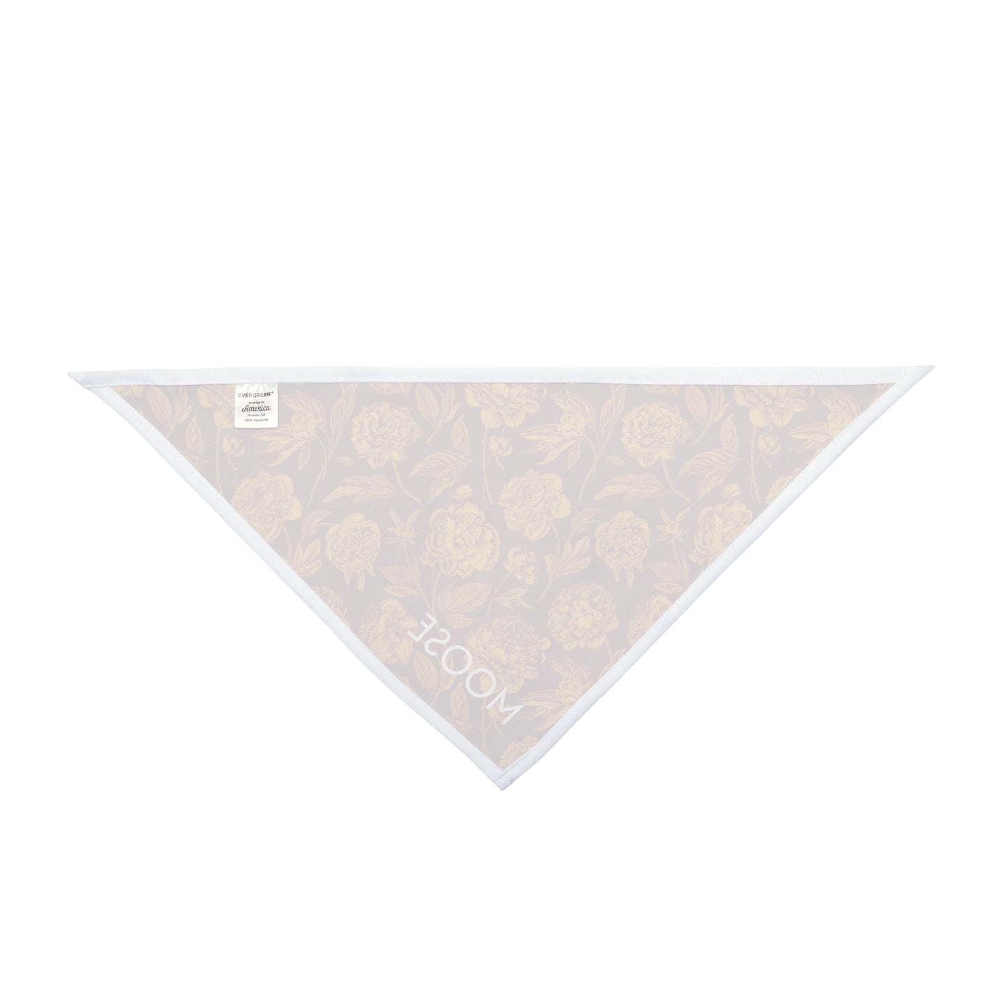 Pet Bandana- Personalized | Red & Yellow | Peony