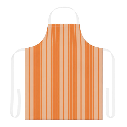 Apron | Orange & White | Stripe