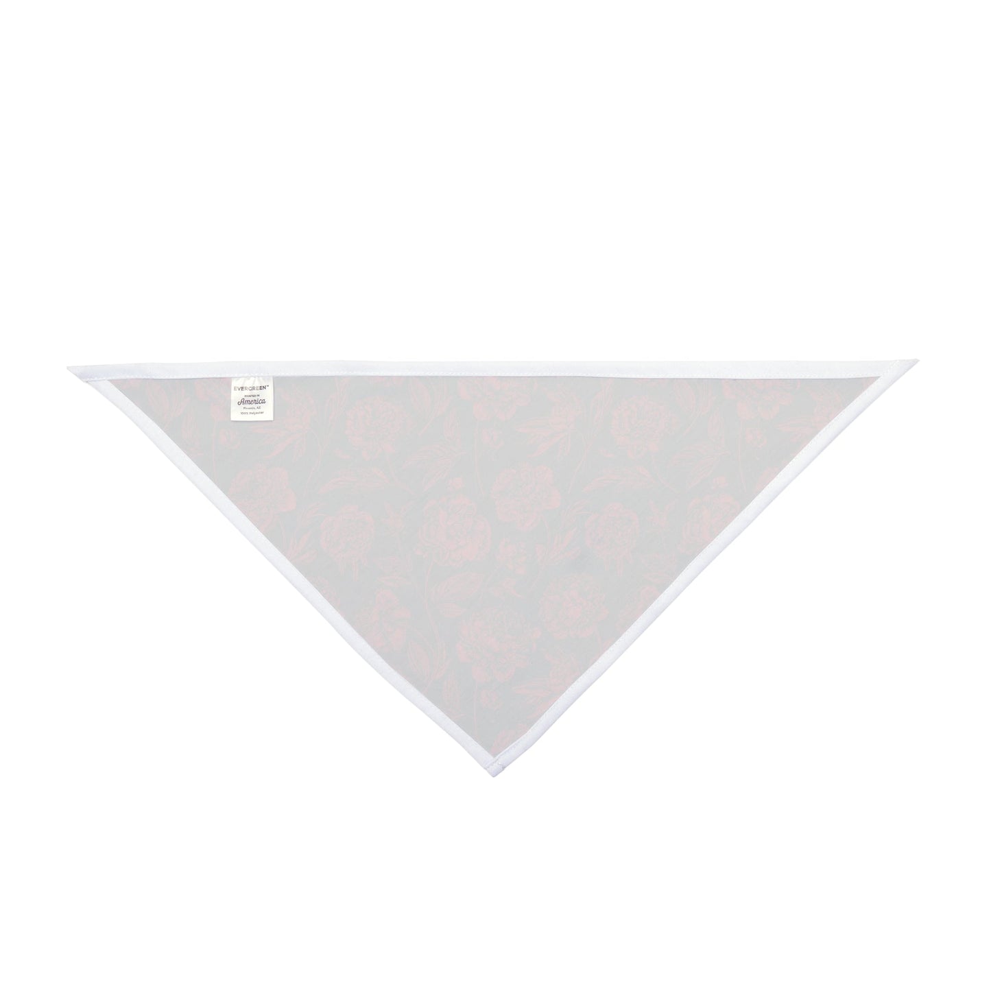 Pet Bandana | Red & Black | Peony