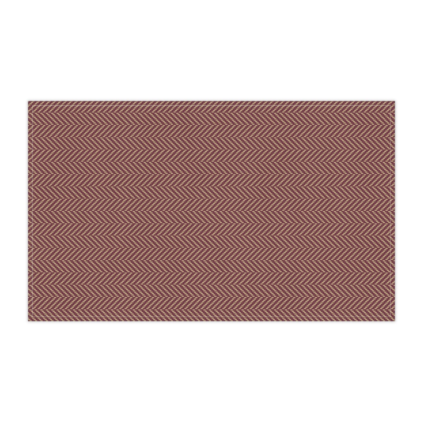 Tea Towels | Maroon & Gold | Herringbone