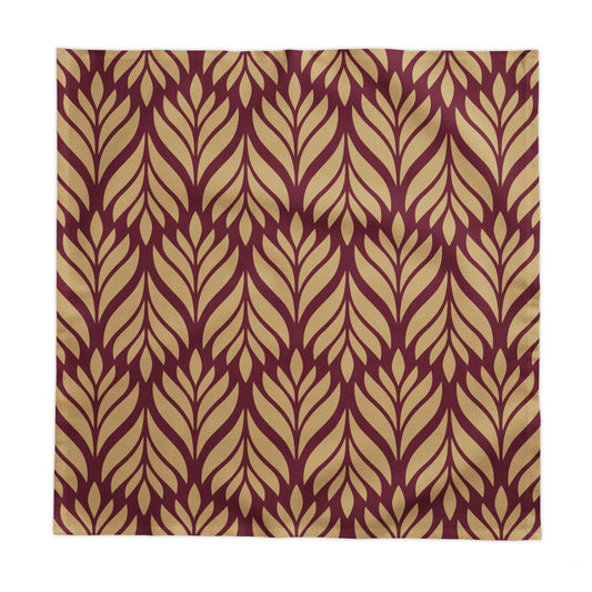 Tablecloth | Maroon & Gold | Palm