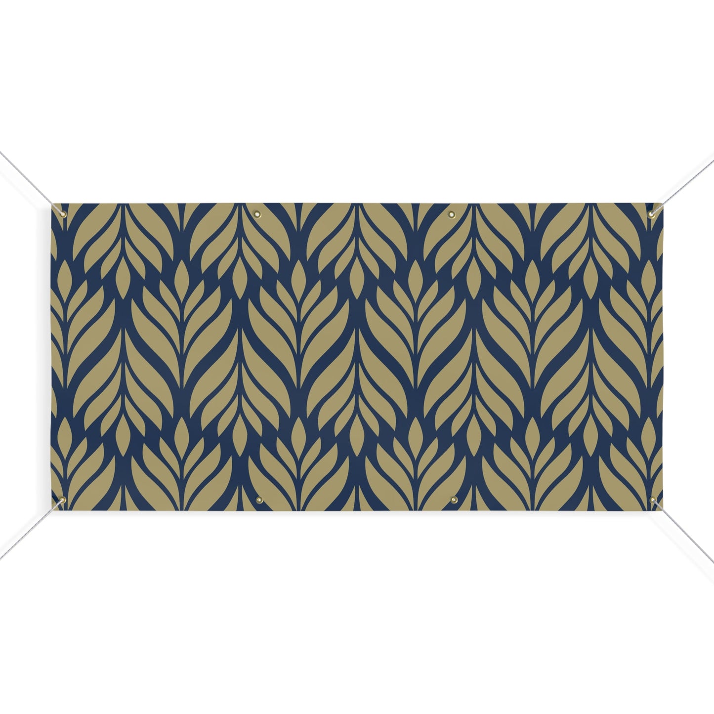 Banner | Gold & Blue | Palm