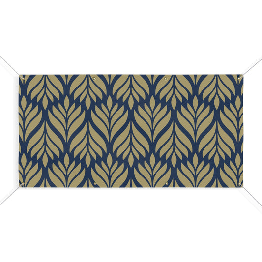 Banner | Gold & Blue | Palm