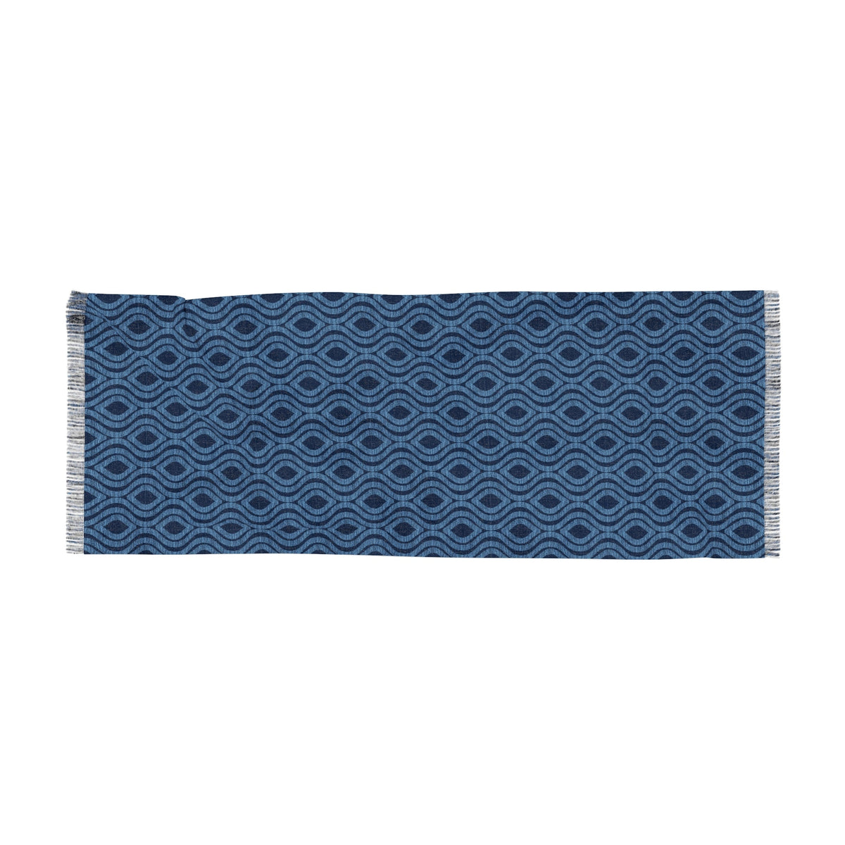Scarf | Light Blue & White | Ogee