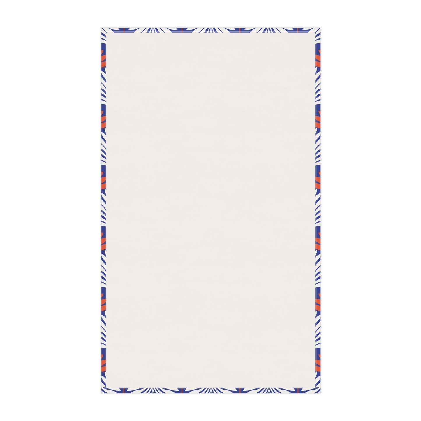 Tea Towel | Bright Blue & Orange | Deco