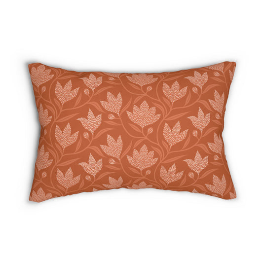 Pillow | Dark Orange & White | Magnolia