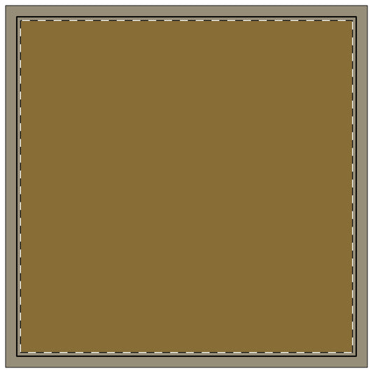 Napkin 4-set | Winston Salem, North Carolina | Light (Gold)