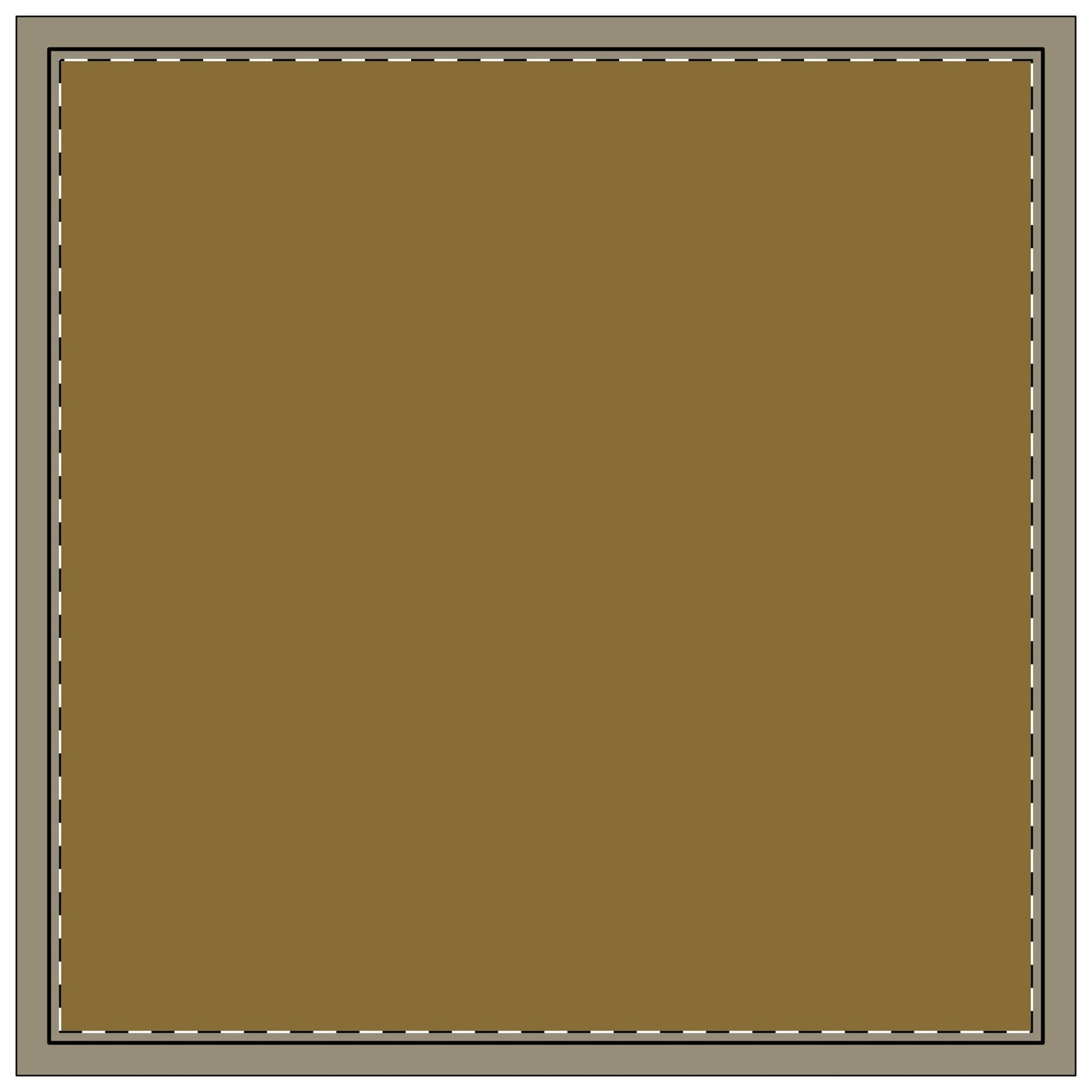 Napkin 4-set | Black & Gold | Light (Gold)