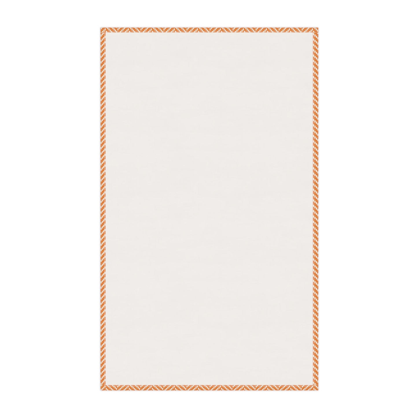 Tea Towels | Orange & White | Herringbone