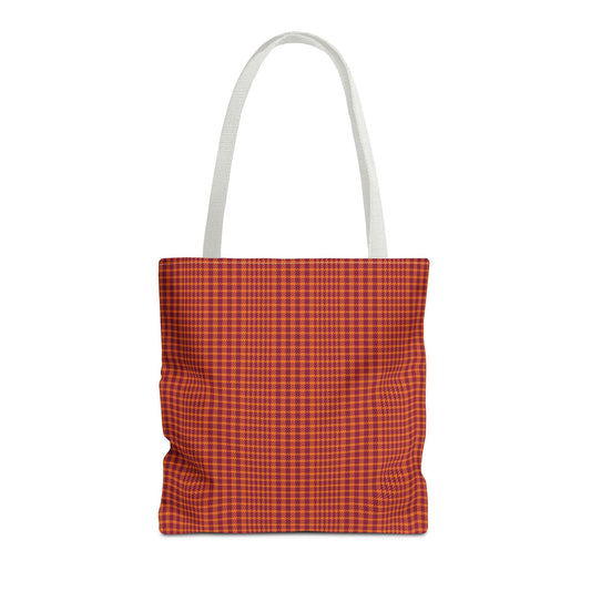 Tote Bags | Maroon & Orange | Tweed