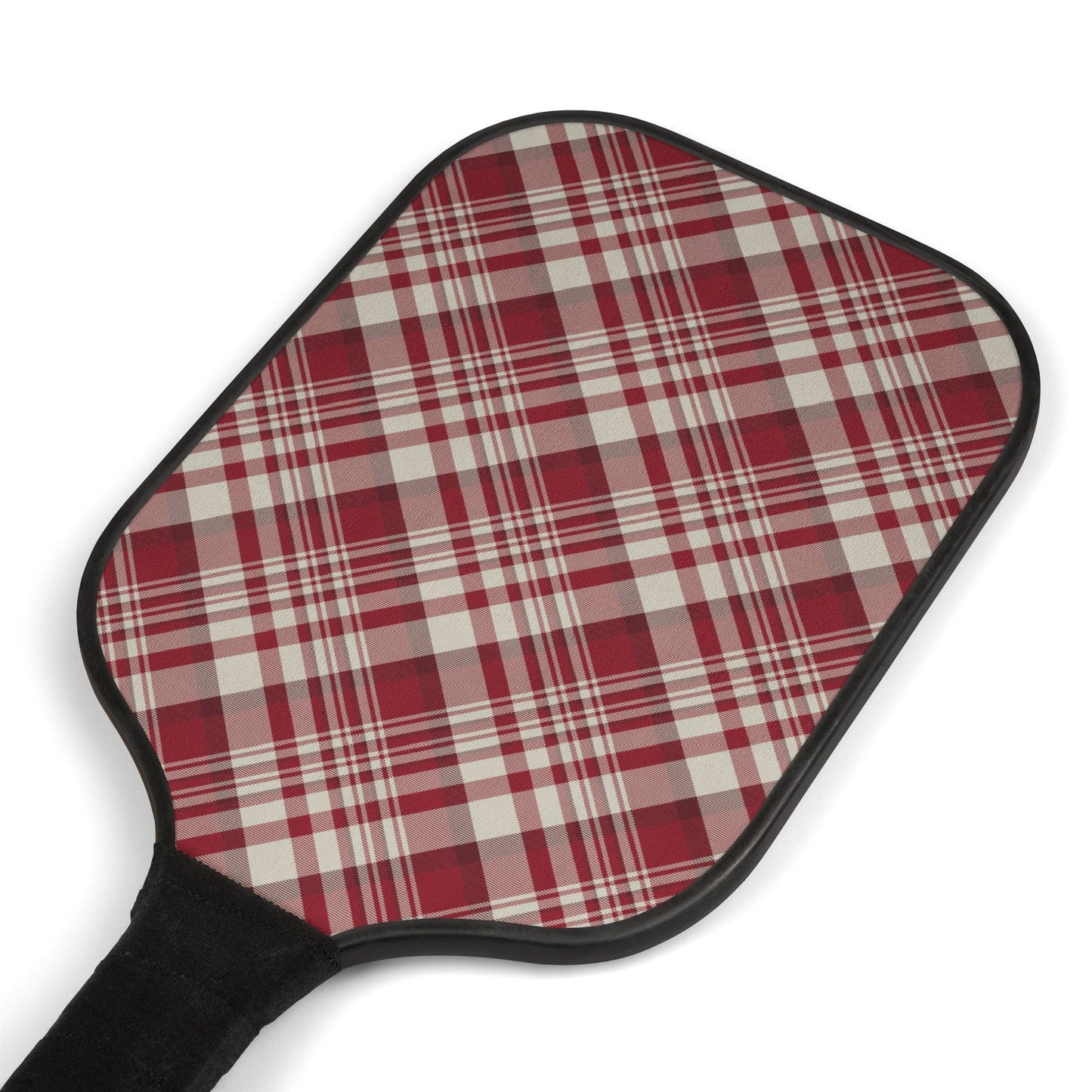 Pickleball Paddle Kit | Maroon & White | Tartan
