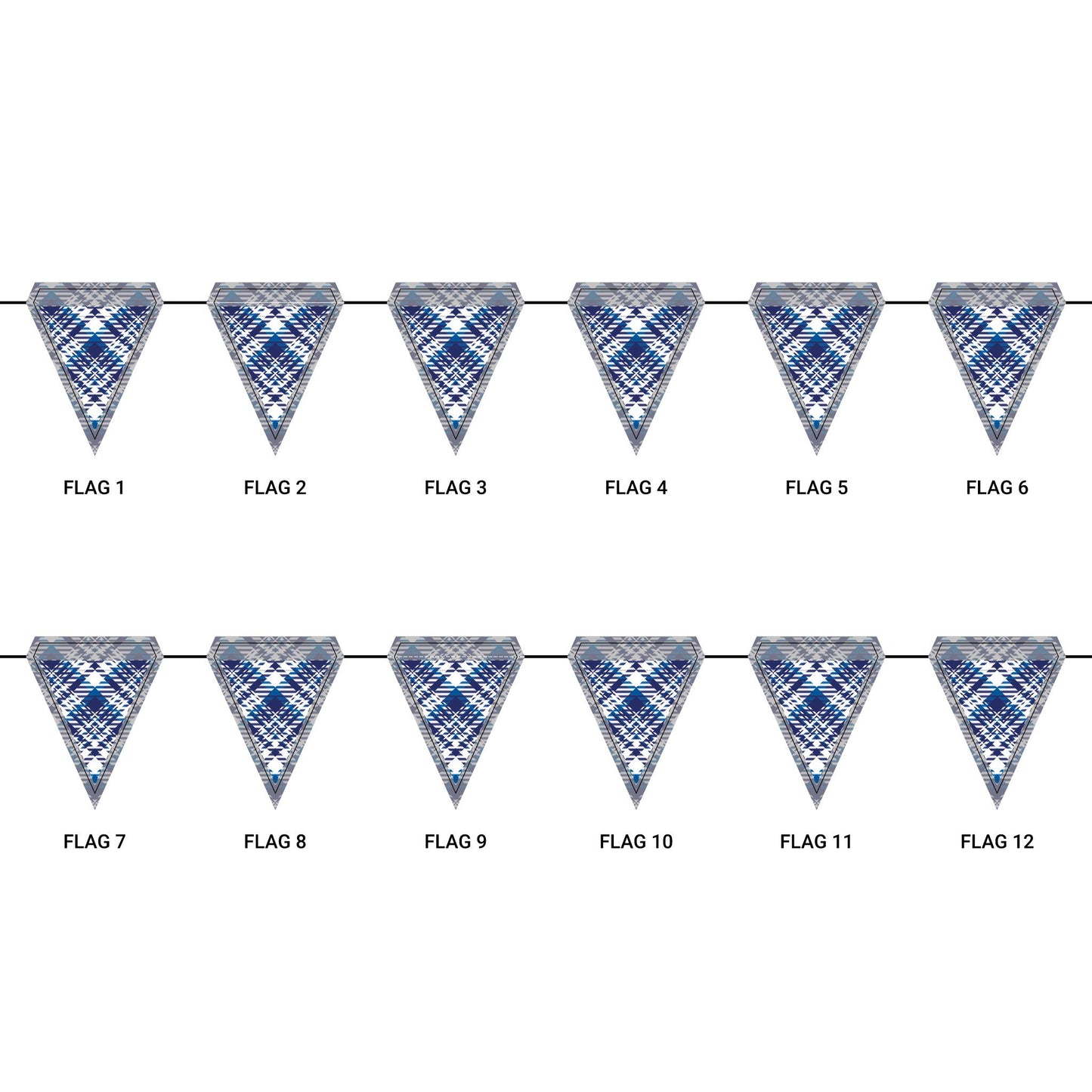 Flag Garland | Durham, North Carolina | Tartan