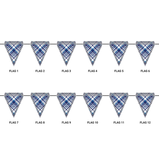 Flag Garland | Durham, North Carolina | Tartan