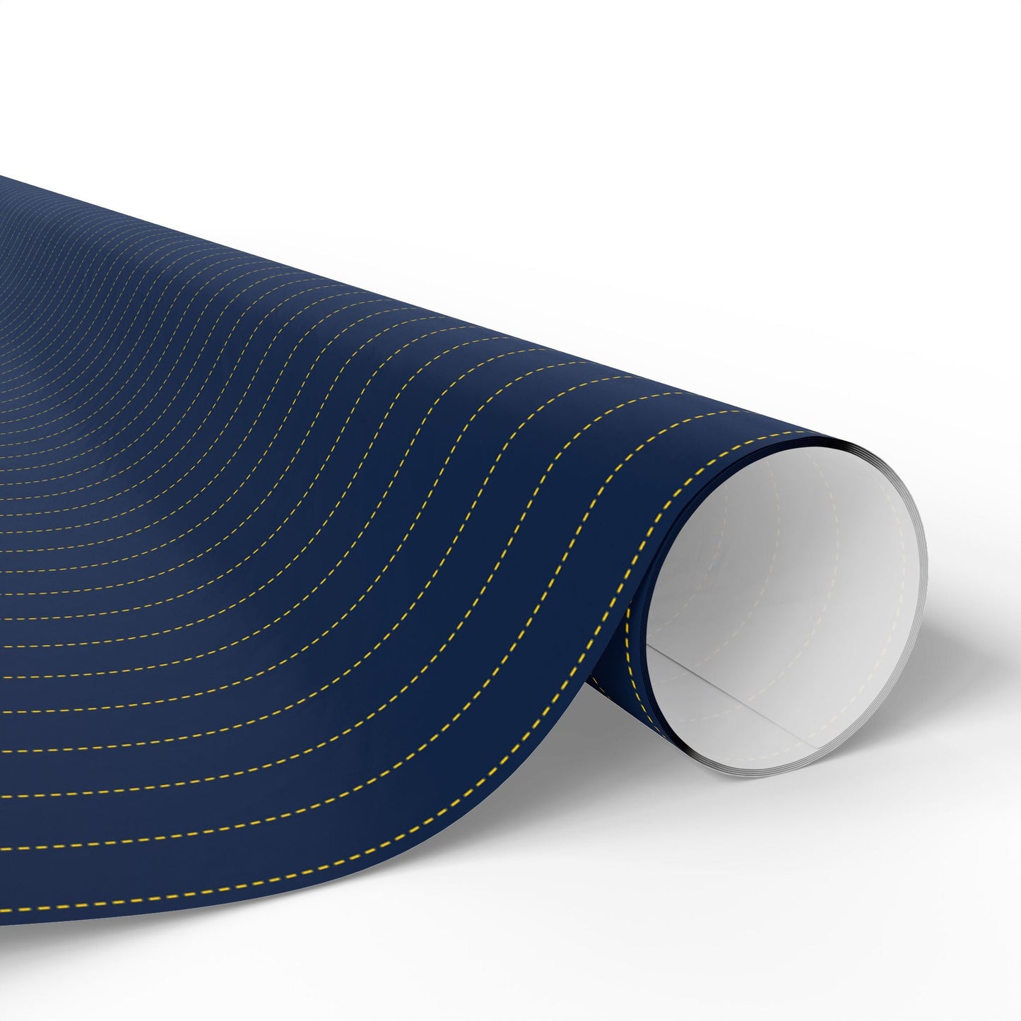 Gift Wrap | Yellow & Blue | Pinstripe