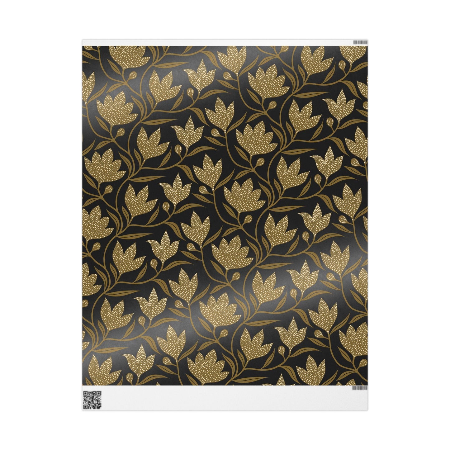 Gift Wrap | Black & Gold | Magnolia
