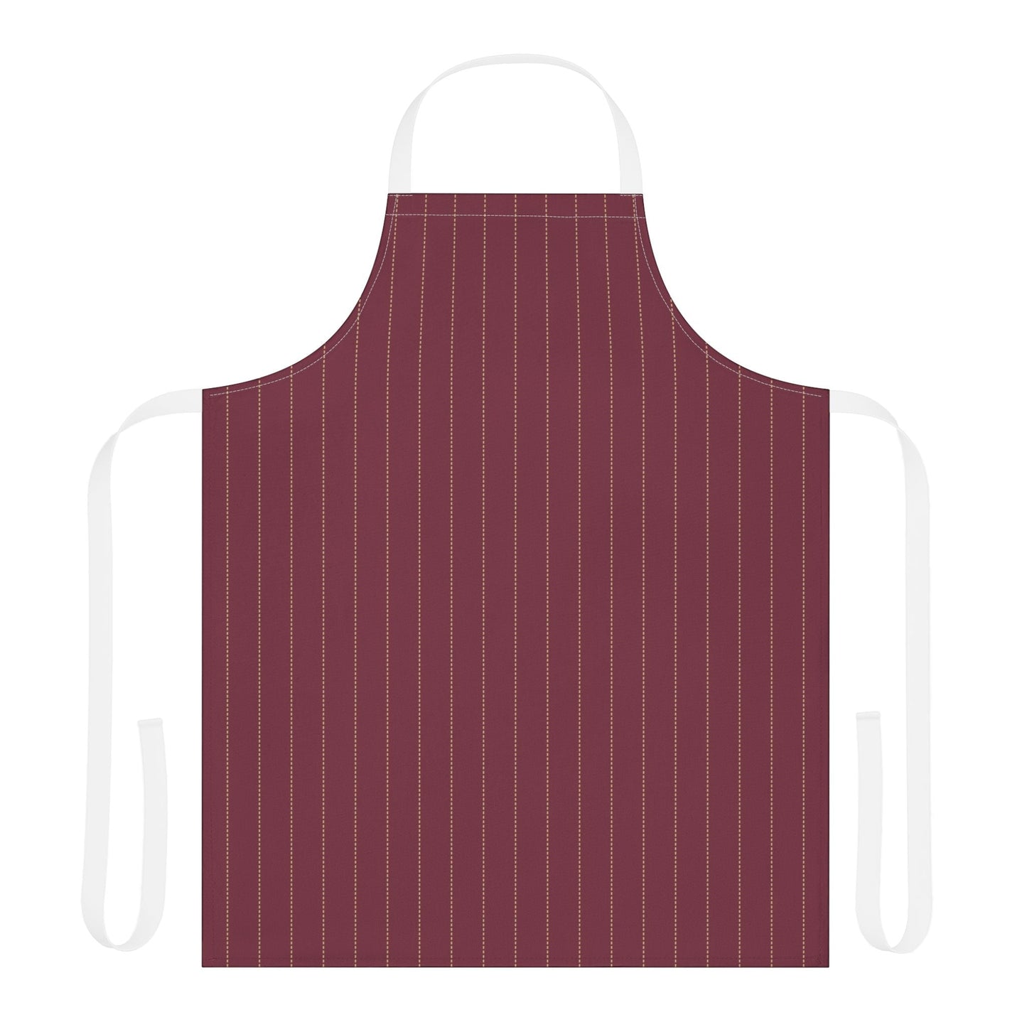 Apron | Maroon & Gold | Pinstripe