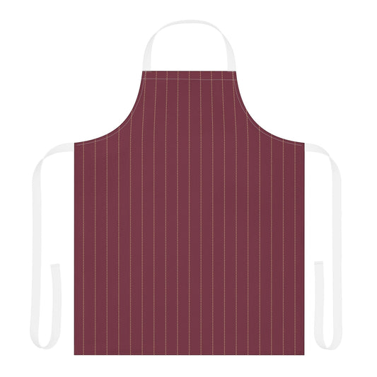 Apron | Maroon & Gold | Pinstripe