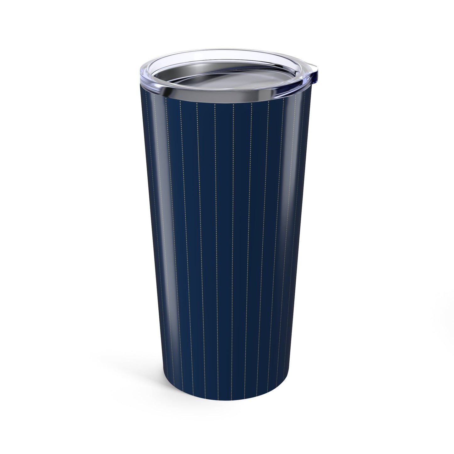Tumbler | Blue & Gold | Pinstripe