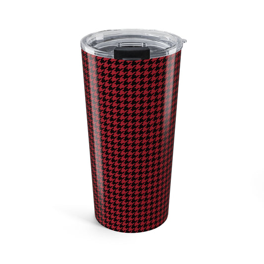 Tumbler | Red & Black | Houndstooth