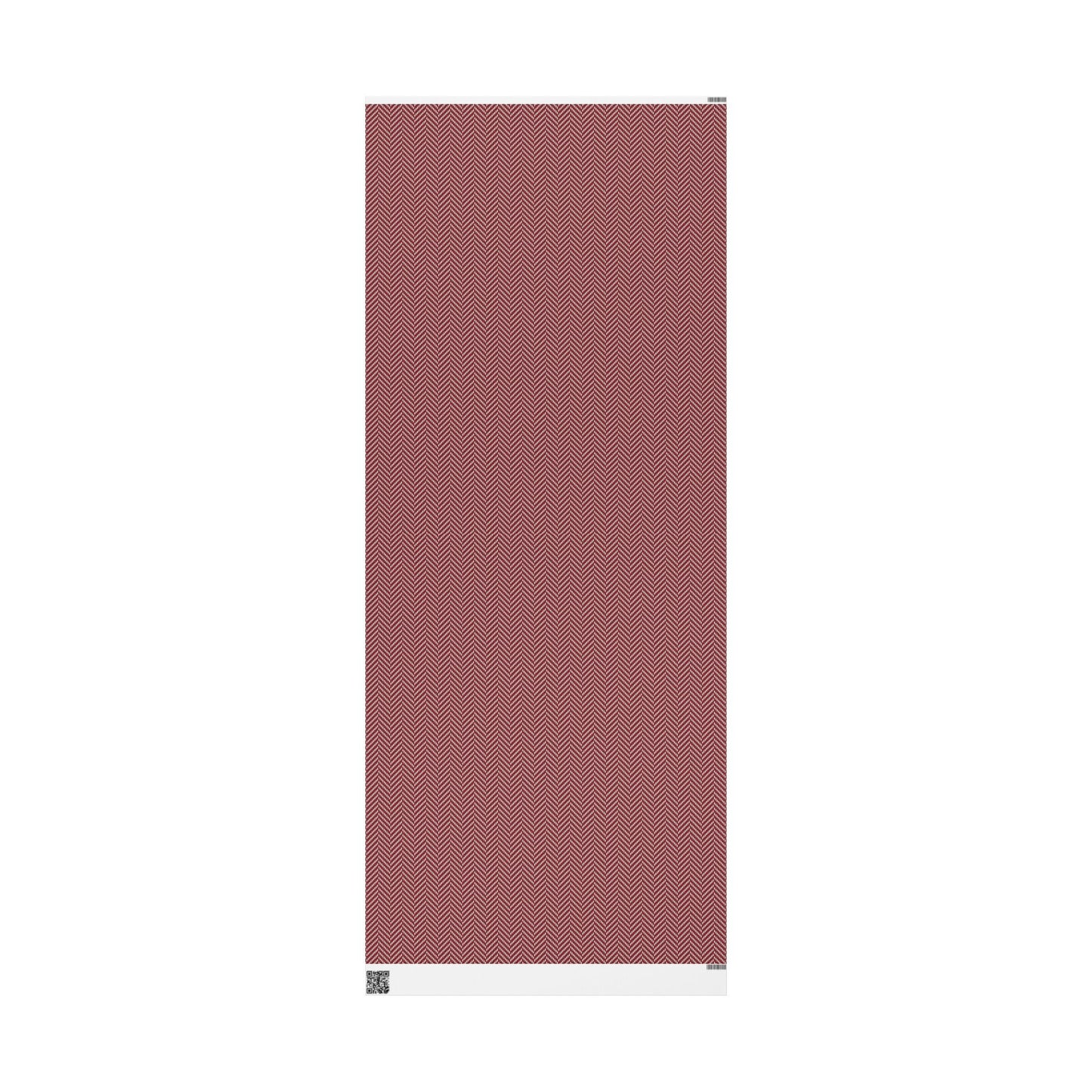 Gift Wrap | Maroon & White | Herringbone