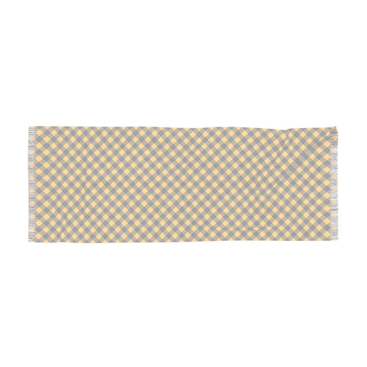 Scarf | Yellow & Blue | Gingham