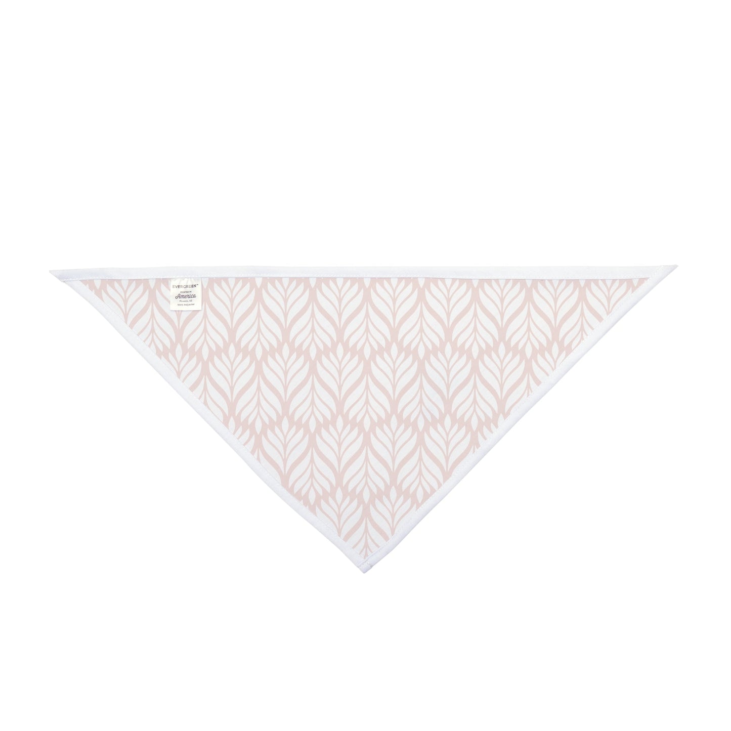 Pet Bandana | Dark Orange & White | Palm