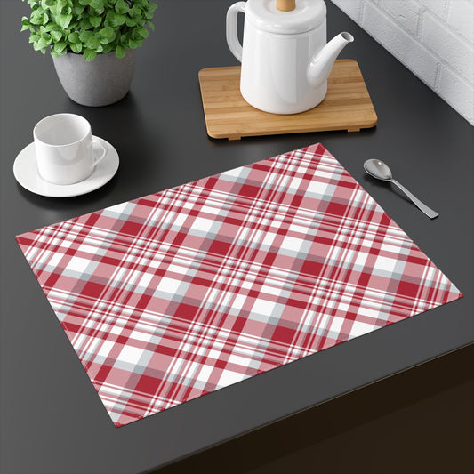 Placemat | Red & Gray | Tartan
