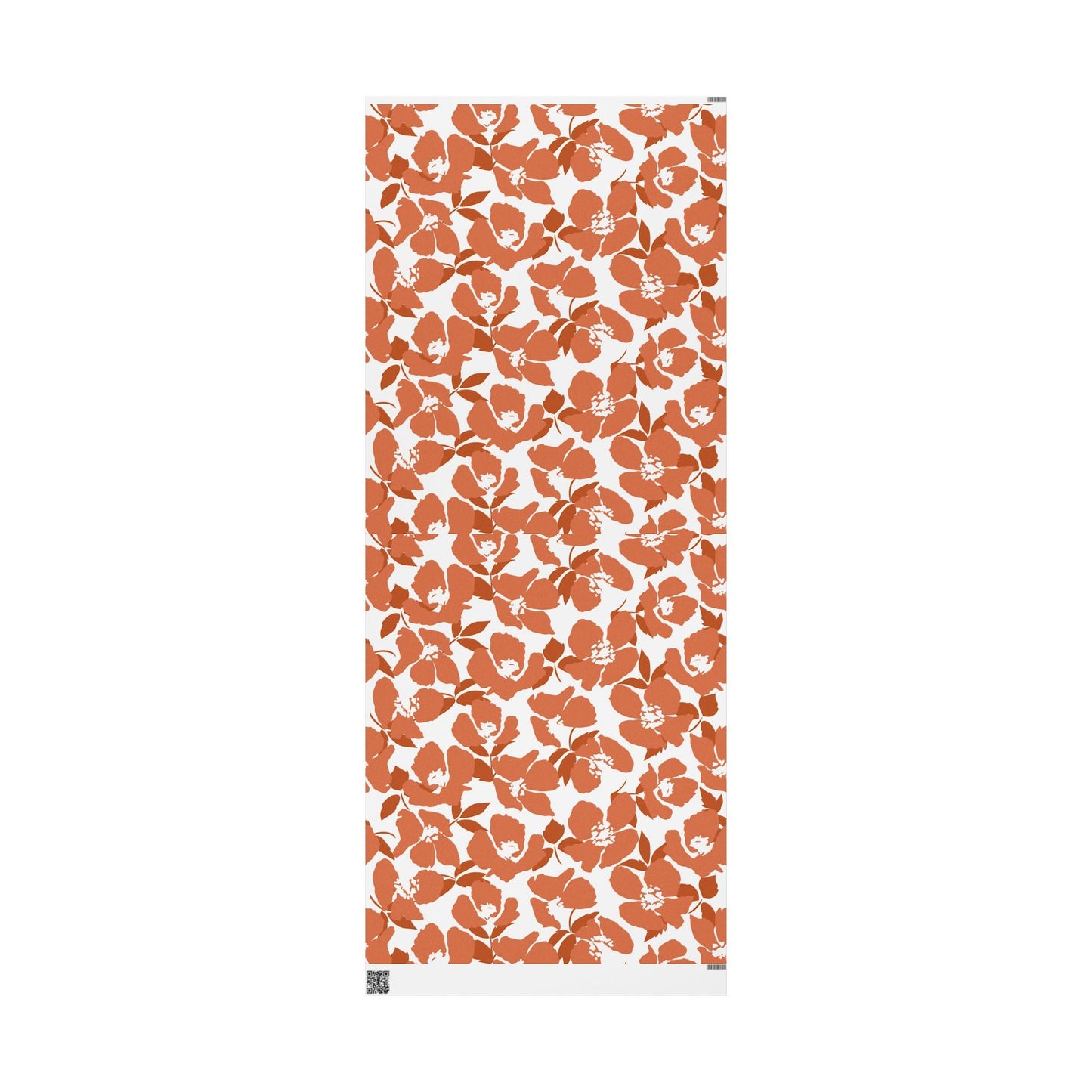 Gift Wrap | Dark Orange & White | Poppy