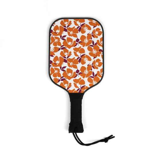 Pickleball Paddle Kit | Maroon & Orange | Poppy