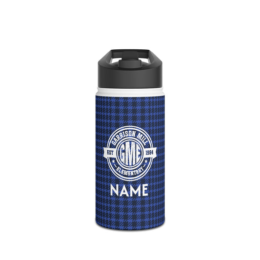 Insulated Water Bottle | Greyhounds | Blue Tartan