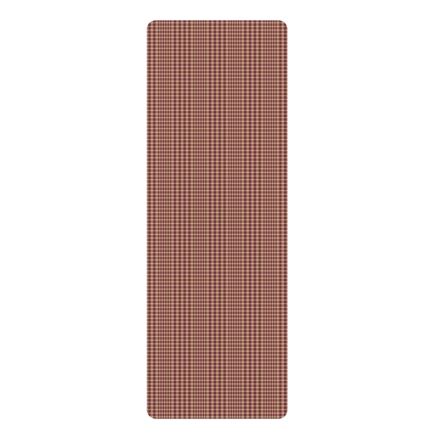Yoga Mat | Maroon & Gold | Tweed