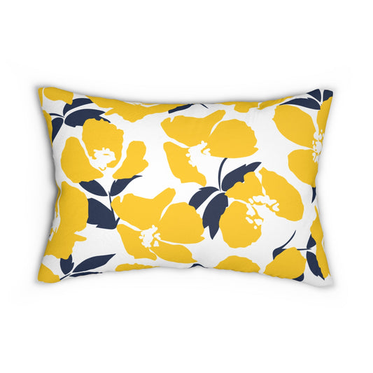 Pillow | Yellow & Blue | Poppy