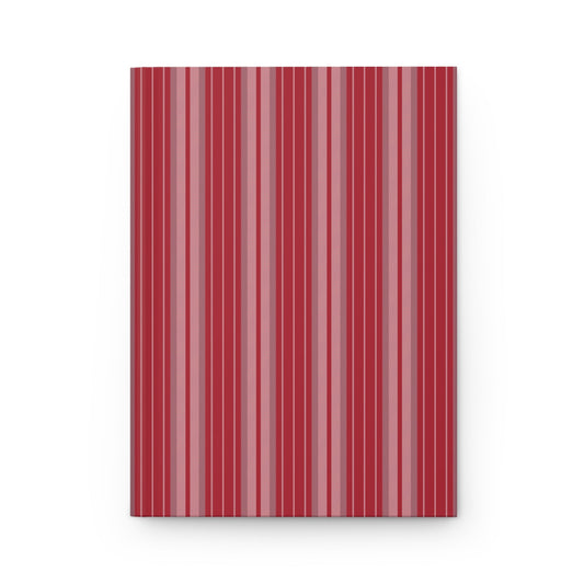 Journal | Red & Gray | Stripe