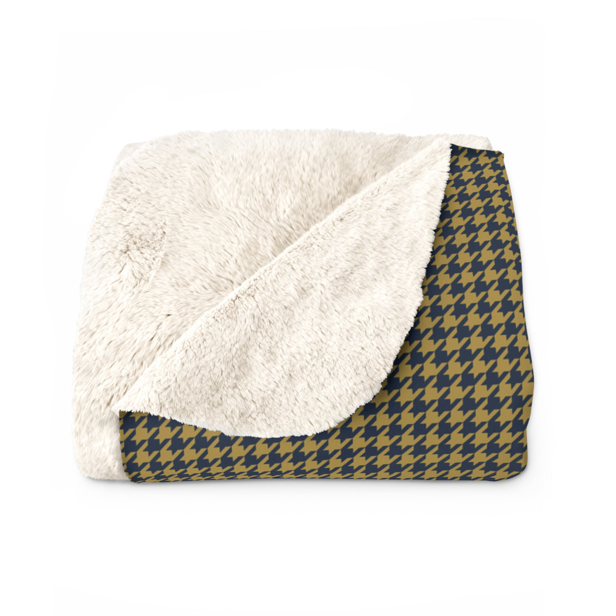 Sherpa Blanket | Notre Dame, Indiana | Houndstooth