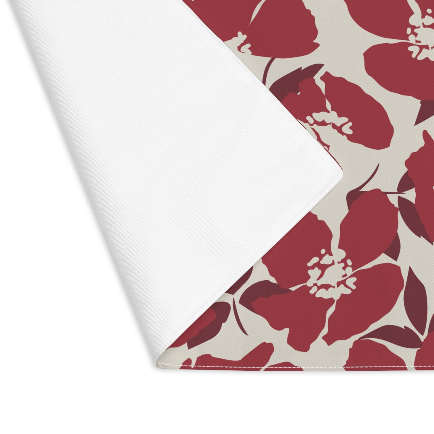 Placemat | Maroon & White | Poppy